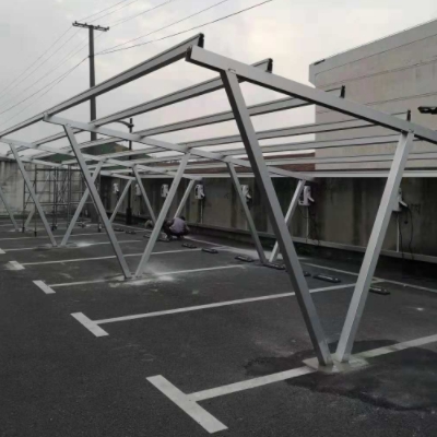 cấu trúc carport năng lượng mặt trời cho khách hàng Đức
